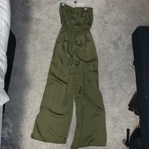 Green jumpsuit